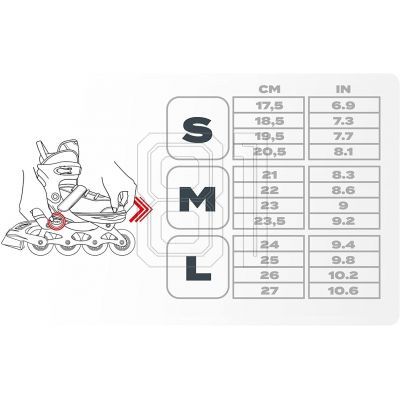 20. Inline skates Meteor 4in1 Cream M 34-37 10142