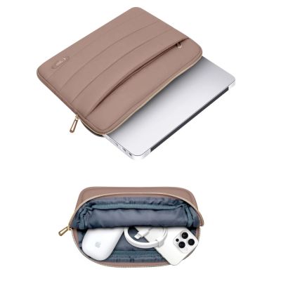 5. Tech-Protect Puffy 13-14" Laptop Bag - Brown