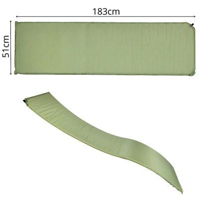 10. SELF-INFLATION TOURIST MAT MATTRESS 183x51x2.5CM REDCLIFFS