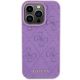 3. Guess Leather 4G Stamped case for iPhone 15 Pro - purple