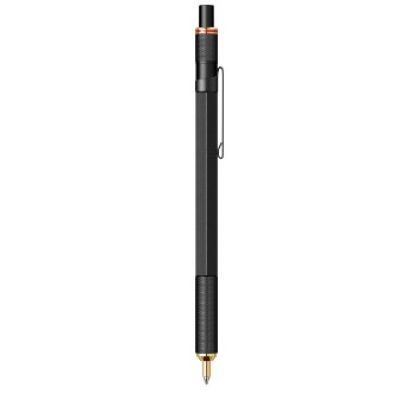 3. Rotring RO800 M Black Automatic Ballpoint Pen