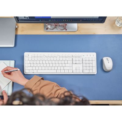 10. Trust ODY II Wireless White US Keyboard + Mouse