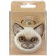 6. Nimmy New Big Eyed Pet 2.0 Cat Tracker Case - Brown