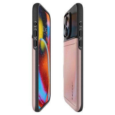 9. Spigen Slim Armor CS Case for iPhone 15 Pro Max - Pink