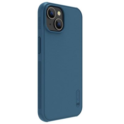 6. Nillkin Super Frosted Shield Pro Magnetic Case for iPhone 14 Plus with MagSafe magnetic blue