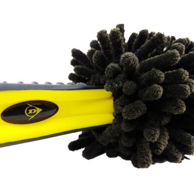 3. DUNLOP MICROFIBER WHEEL BRUSH, FLEXIBLE, LONG, 36CM
