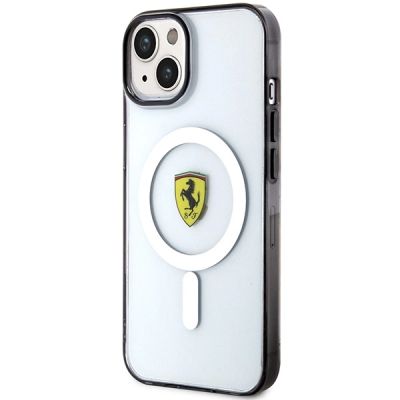2. Ferrari FEHMP14SURKT iPhone 14 6.1" clear/transparent hardcase Outline Magsafe