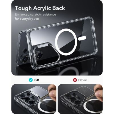2. ESR Classic Hybrid MagSafe Case for Samsung Galaxy S26 Ultra - Transparent