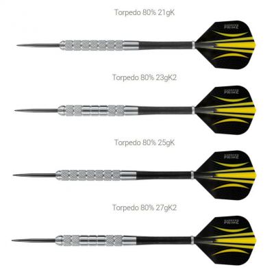 2. Harrows Torpedo Darts 80% Steeltip HS-TNK-000013163