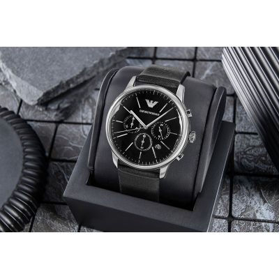 5. Men's Watch EMPORIO ARMANI Minimalist Chronograph AR11774 + BOX