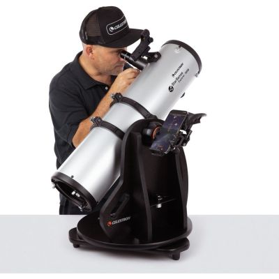9. Celestron StarSense Explorer 150mm Reflector 459x Telescope Black, Silver