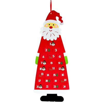 9. ADVENT CALENDAR RED SANTA CLAUS