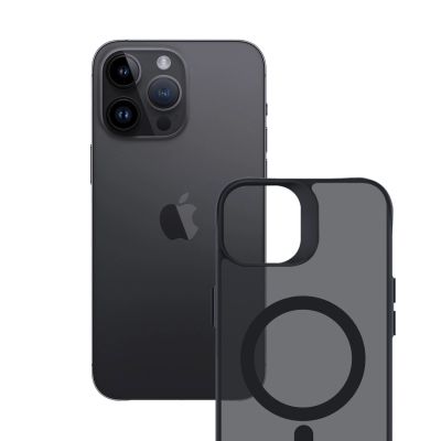 13. 3mk Smoke MagCase with MagSafe for iPhone 14 Pro - Semi-transparent