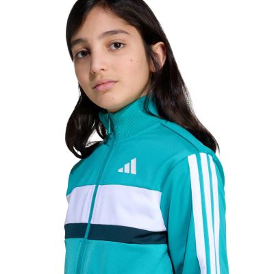 9. adidas Seasonal Essentials Tiberio 3-Stripes Tricot Jr Tracksuit JN2245