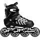 9. Spokey Khan Bk/Wh Jr inline skates 927032-927033