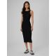 3. Women's ribbed knit dress 4F 4FRSS26TDREF203-20S