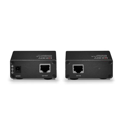 5. Lindy 70456 AV Extender AV Transmitter and Receiver Black