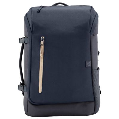 3. HP Travel 25L Laptop Backpack for 15.6" Notebook, Dark Blue 6B8U5AA