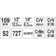 Yato YT-38891 set of keys and tools - 109 pieces