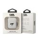 3. Karl Lagerfeld KLA2RUNCHH AirPods 1/2 cover white/white Silicone Choupette Head 3D