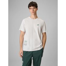 Men's regular printed T-shirt 4F 4FRSS26TTSHM3814-11S