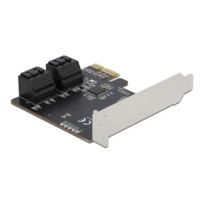 2. DeLOCK 4 Port SATA PCI Express x1 Card - Low Profile Design