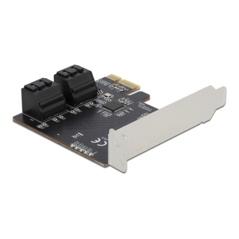 2. DeLOCK 4 Port SATA PCI Express x1 Card - Low Profile Design