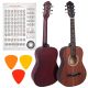 NN AG 34 ACOUSTIC GUITAR 1/2 for learning to play, matte