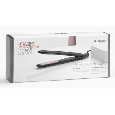 9. BaByliss CERAMIC 230 Straightener Warm Black 1.8 m