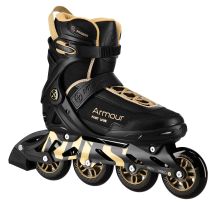 NA22151 ARMOUR black and gold roller skates size 41 Nils Extreme