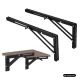 10. MACLEAN FOLDING WALL SHELF BRACKET MACLEAN FOLDING WALL SHELF BRACKET, MIN 350MM, MAX 700MM, MAX 50KG, 2 PIECES, M