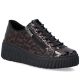 7. Women's patent leather sneakers crocodile brown Rieker N2555-25
