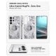 8. Spigen Ultra Hybrid Mag MagSafe Case for Samsung Galaxy S26 Ultra Zero One - Clear and White