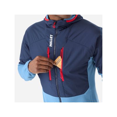 5. MILLET Parmelan Hybrid Hoodie Men's Jacket M Blue