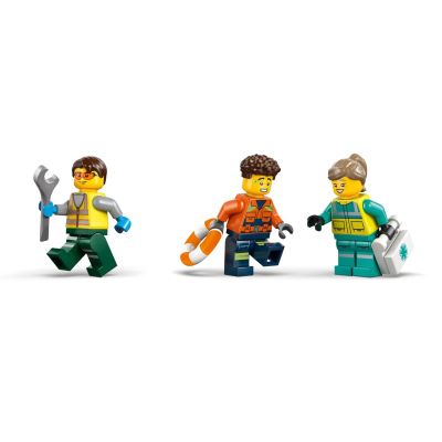 20. LEGO City 60505 Plane, Service Truck and Hovercraft