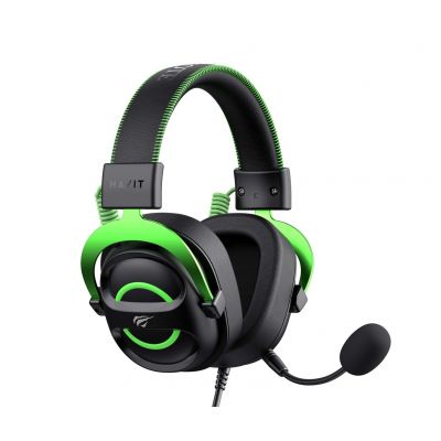 5. Havit H2002E Gaming Headphones (Black/Green)