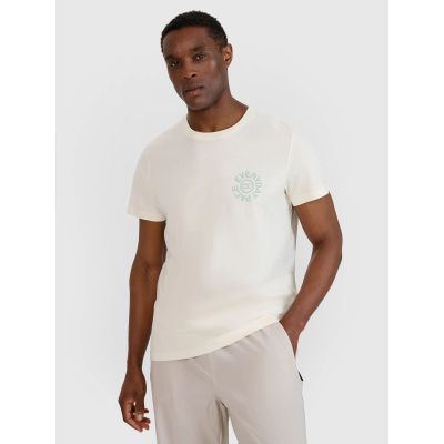 Men's regular printed T-shirt 4F 4FWSS25TTSHM1980-11S