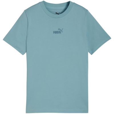 2. Puma ESS Small No. 1 Logo Centered Tee for Kids Blue 692975 47