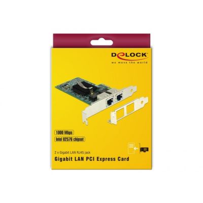 6. DeLOCK 89944 Ethernet 1000 Mbit/s PCI Express network card