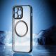 6. Armored case for iPhone 14 Pro compatible with MagSafe Dux Ducis Aimo Mag - black
