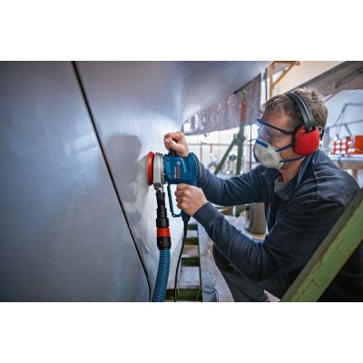 4. Bosch GEX 34-125 Orbital Sander 12000 RPM 24000 OPM Blue 340 W