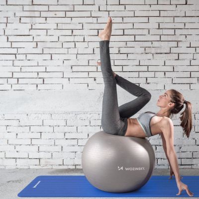 10. Wozinsky exercise mat 181 x 63 x 0.9 cm thick gymnastic yoga mat pink