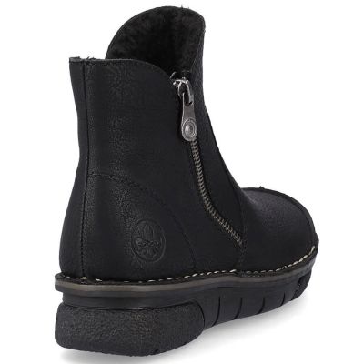45. Comfortable insulated ankle boots Rieker W RKR612 black