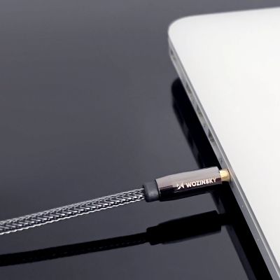 9. Wozinsky universal mini jack cable 2x AUX cable 1.5 m black