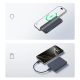 6. Baseus EnerFill FM11 10000mAh 22.5W MagSafe Compatible Power Bank with Black Basues Simple USB-C 20V/3A 30cm Cable - Dark Gray