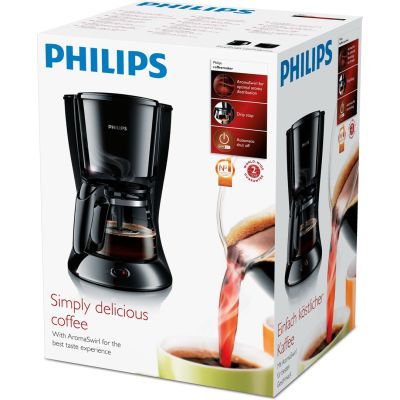 2. Philips HD7461/20 coffee machine (1000W; black)