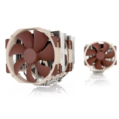 12. CPU Cooler NOCTUA NH-D15 2 x 140 mm AMD, Intel