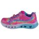 2. Skechers Flutter Heart Lights-Groovy Swirl 303253L-HPLV Pink 28