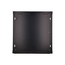 Extralink 12U 600x600 Black Wall-Mounted Rack Cabinet