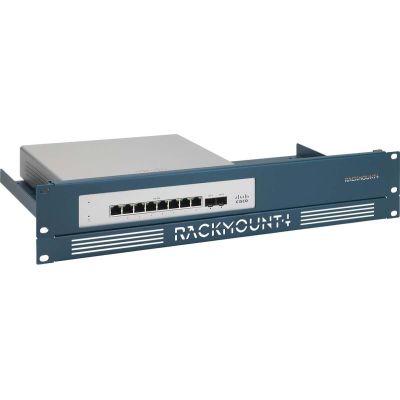 2. Rackmount.IT CISRACK RM-CI-T17 - Network Equipment Mounting Kit - Rack-Mountable - Metallic Blue - 1U - 19" (48.3 cm)